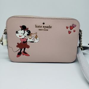 Kate Spade Minnie Mouse Double Zip Crossbody